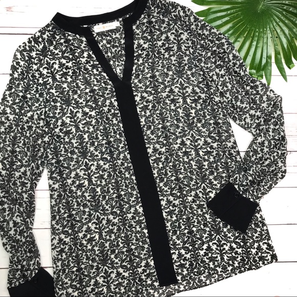 Tory Burch Tops - TORY BURCH | sz 12 Jessica Tunic silk blouse